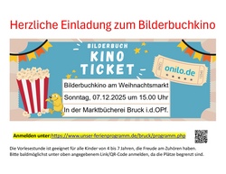 Bilderbuchkino am Weihnachtsmarkt