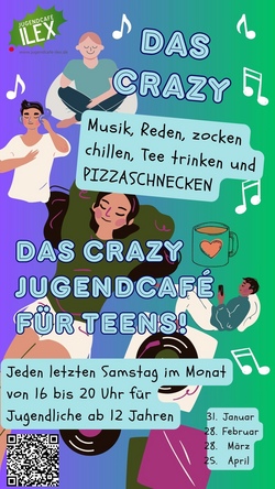 DAS CRAZY Jugendcaf&eacute; f&uuml;r Teens ab 12 Jahren