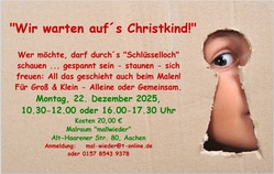  Wir warten auf's Christkind!