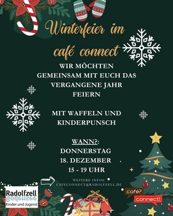 Winterfeier im caf&eacute; connect