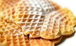 Waffeln backen