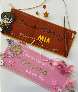 T&uuml;rschild  "Harry Potter - Lillifee" mit Sabine