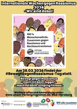 Bewegt gegen Rassismus- mach mit beim Jugger!