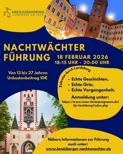 Nachtw&auml;chterf&uuml;hrung in Landsberg am Lech 