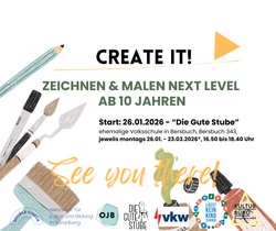 Create it! - Zeichnen & malen next Level, ab 10 Jahren