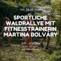 Sportliche Waldrallye mit Fitnesstrainerin Martina Bolv&aacute;ry