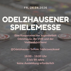 Spielemesse - in Kooperation mit der VHS und der Verbandsb&uuml;cherei