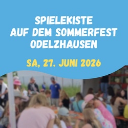 Dorffest Odelzhausen - Spielekiste und Glitzertattoos