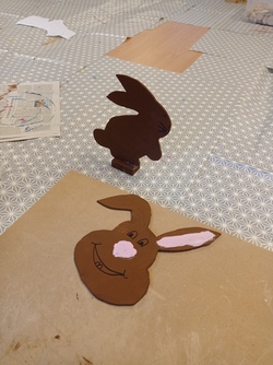 Fr&uuml;hlings-Deko aus Holz (Laubs&auml;gearbeiten)