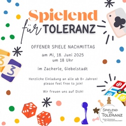 Spielenachmittag "Spielend f&uuml;r Toleranz"