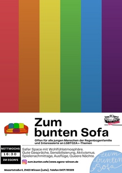 Buntes Feriensofa - Safer Space f&uuml;r queere Jugendliche