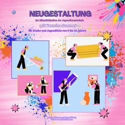 Neugestaltung der R&auml;umlichkeiten der Jugendkunstschule Baumholder mit Yasmina Sommer