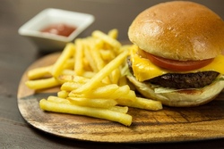 Burger braten