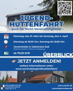 WSV 21 - Jugendh&uuml;ttenfahrt