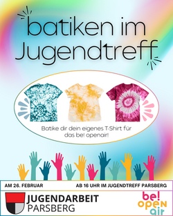 Mach dein eigenes Batik-Shirt &ndash; Festival Edition