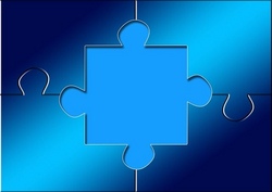 Puzzlebuchstaben - Buchstabenpuzzle