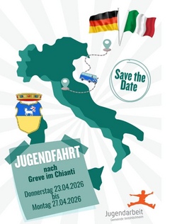 Jugendreise nach Greve in Chianti, Italien