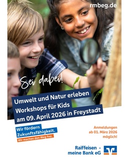 Umwelt & Natur erleben - Ferienprogramm der Raiffeisenbank 2