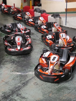 Rennspa&szlig; beim Go-Kart
