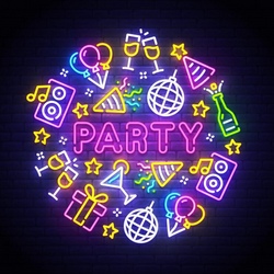 Glow & Fun &ndash; Schwarzlicht-Party