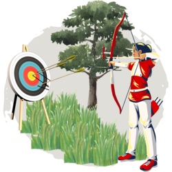 Bogenschie&szlig;en im Freibad Empelde 