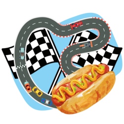 Carrera-Racing und Hot Dogs