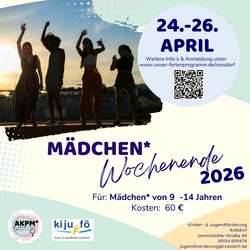 M&auml;dchen*Wochenende 2026