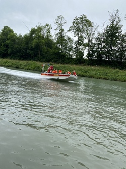 Rettungsbootfahren mit der DLRG