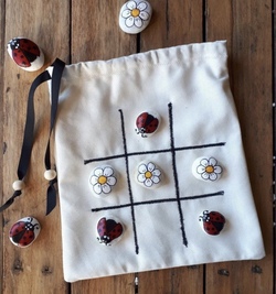 Tic Tac Toe-Reisespiel basteln 