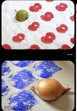 Textile Gestaltung durch bedrucken