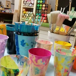 KUNSTSEITEN - drucken, stempeln, schablonieren