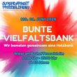 Bunte Vielfaltsbank