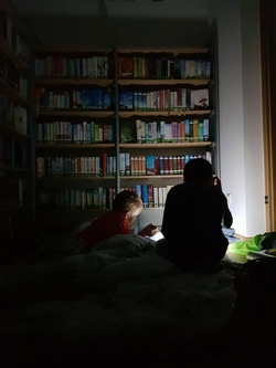 &Uuml;bernachtung in der B&uuml;cherei