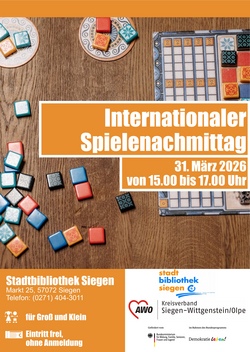 NEU - Internationaler Spielenachmittag in den Ferien