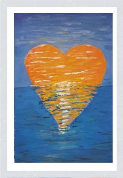 Herz im Meer