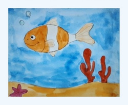 Gl&uuml;cklicher Fisch