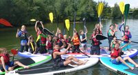 Stand Up Paddling auf der Rems
