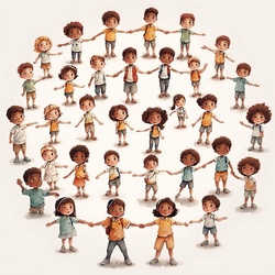 Kinderrechte Wand gestalten