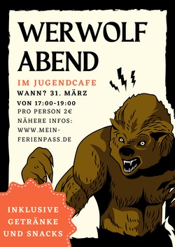 Werwolfabend im Jugendcaf&eacute;