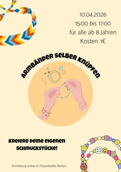 Bunte Armb&auml;nder selbstgemacht