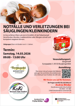 Notf&auml;lle und Verletzungen bei S&auml;uglingen / Kleinkindern