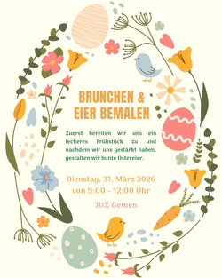 Brunchen & Eier bemalen