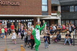 Freddy day auf dem Marktplatz