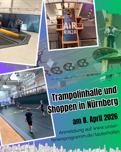 Trampolinhalle und Shoppen in N&uuml;rnberg
