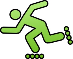 Spiel und Spa&szlig; auf Inlineskates f&uuml;r Kinder 