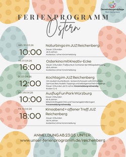Osterferienprogramm | Kinoabend und offener Treff JUZ Reichenberg