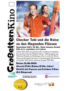 Gro&szlig;elternkino (Eintritt: 5 &euro; pro Person bitte am Eingang entrichten)