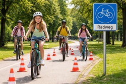 Spa&szlig; mit dem Fahrrad und Fahrradsicherheit