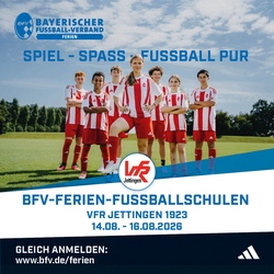 BFV-Ferien-Fu&szlig;ballschule beim VfR Jettingen, Anmeldung direkt &uuml;ber Veranstalter!!!