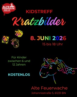Kratzbilder - Special im KidsTreff